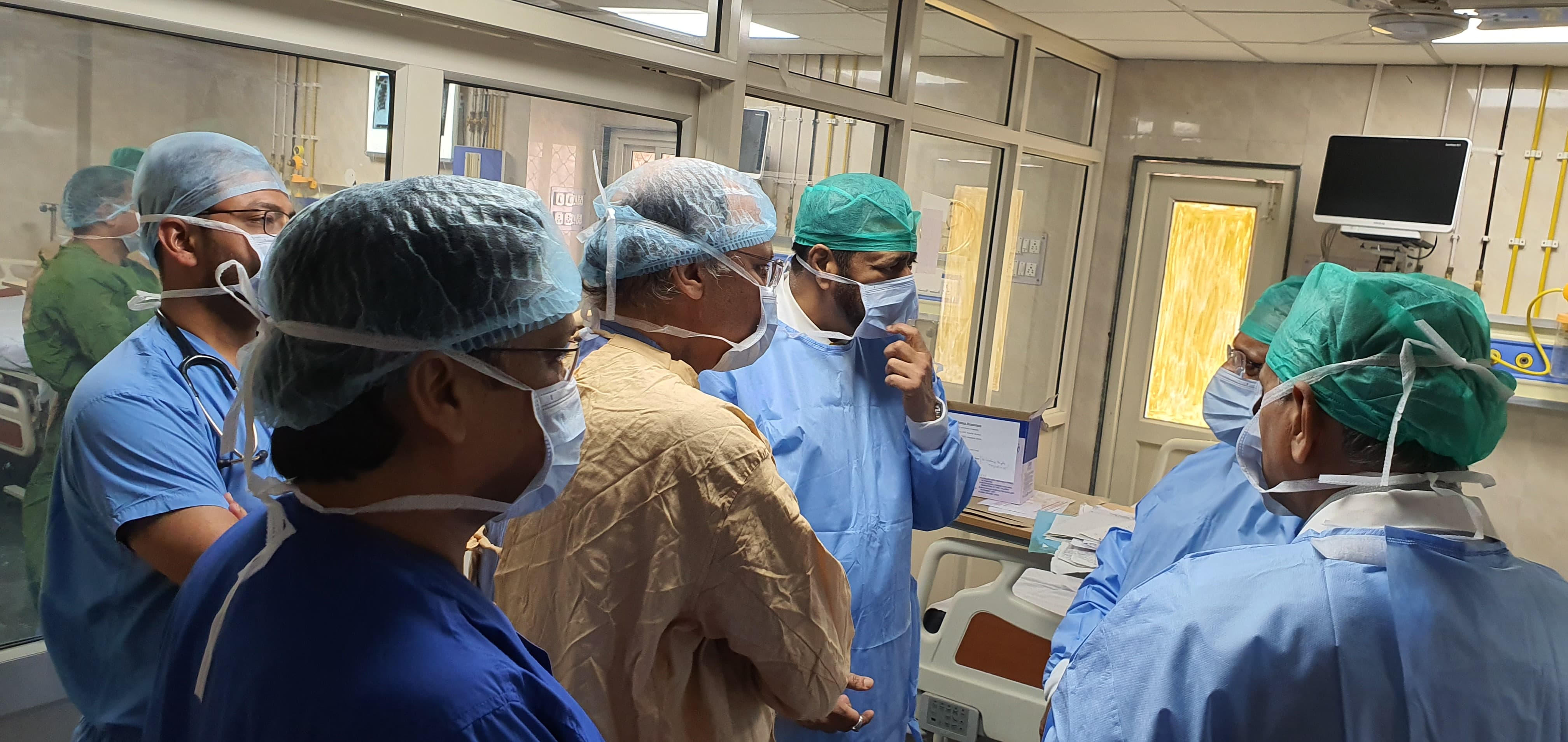 Heart Transplant surgical photo